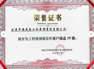 北京華德液壓工業(yè)集團有限責任公司再獲多個獎項